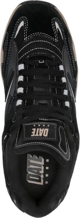 D.A.T.E. SN23 panelled sneakers Black