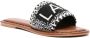 DE SIENA SHOES bead-embellished leather sandals Black - Thumbnail 2