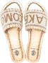 DE SIENA SHOES bead-embellished leather sandals Gold - Thumbnail 4