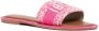 DE SIENA SHOES Ibiza beaded slide sandals Pink - Thumbnail 2