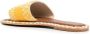 DE SIENA SHOES Saint Tropez beaded leather sandals Yellow - Thumbnail 3