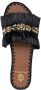DE SIENA SHOES Semira bead-embellished flat slides Black - Thumbnail 4