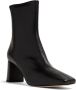 Dear Frances Cube 70mm leather ankle boots Black - Thumbnail 2