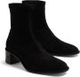 Dear Frances Iris 50mm suede ankle boots Black - Thumbnail 4