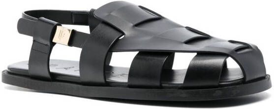 Dear Frances Theo fisherman sandals Black