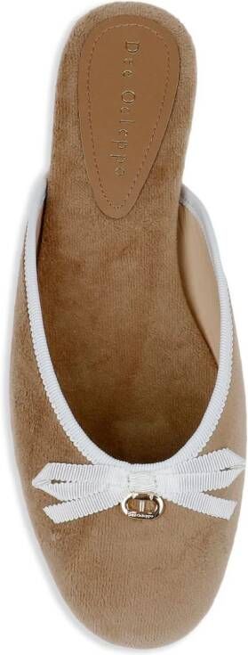 Dee Ocleppo Athens terry-cloth mules Neutrals