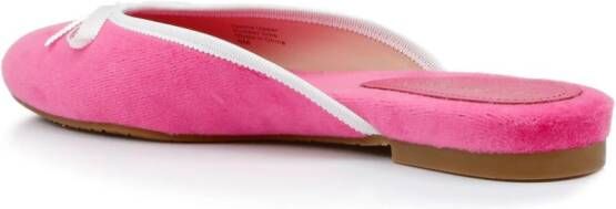 Dee Ocleppo Athens terry-cloth mules Pink