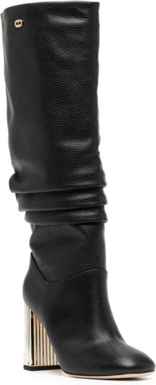 Dee Ocleppo Bethany 90mm leather boots Black