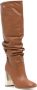 Dee Ocleppo Bethany 95mm knee-high leather boots Brown - Thumbnail 2