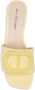 Dee Ocleppo Dizzy 35mm leather mules Yellow - Thumbnail 5