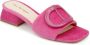 Dee Ocleppo Dizzy 35mm terry-cloth mules Pink - Thumbnail 2