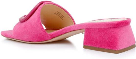 Dee Ocleppo Dizzy 35mm terry-cloth mules Pink