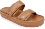 Dee Ocleppo Finland II double-strap slides Brown - Thumbnail 2