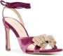Dee Ocleppo Gina 95mm velvet sandals Purple - Thumbnail 2