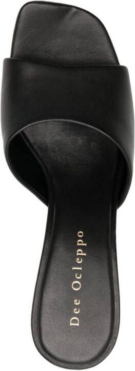 Dee Ocleppo Ibiza 90mm leather sandals Black