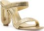 Dee Ocleppo Jamaica 90mm leather sandals Gold - Thumbnail 2