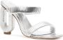 Dee Ocleppo Jamaica 90mm leather sandals Silver - Thumbnail 2