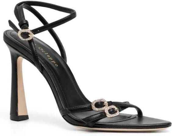 Dee Ocleppo Lanai 90mm leather sandals Black
