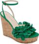 Dee Ocleppo Madrid leather wedge sandals Green - Thumbnail 2