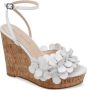 Dee Ocleppo Madrid leather wedge sandals White - Thumbnail 2