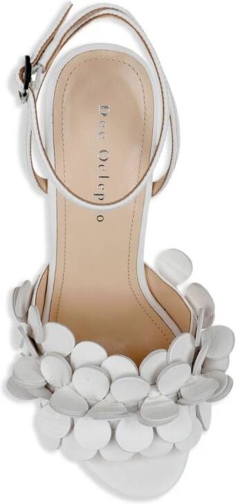 Dee Ocleppo Madrid leather wedge sandals White