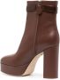 Dee Ocleppo Mel 75mm leather ankle boots Brown - Thumbnail 3