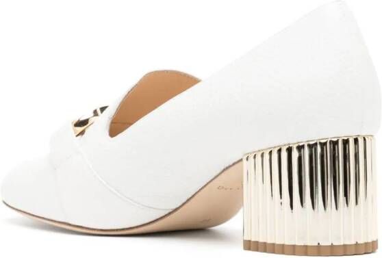 Dee Ocleppo Michelle 55mm leather loafers White