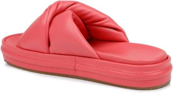 Dee Ocleppo Milan leather slides Pink