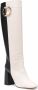 Dee Ocleppo two-tone leather boots White - Thumbnail 2