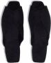 Deiji Studios open-toe wool slippers Black - Thumbnail 4