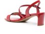 Del Carlo 50mm leather sandals Red - Thumbnail 2
