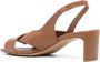 Del Carlo 55mm leather sandals Brown - Thumbnail 3