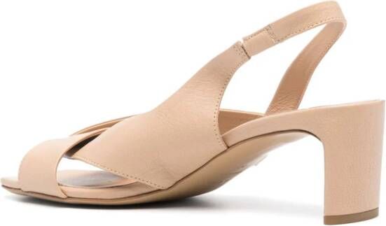 Del Carlo 55mm leather sandals Neutrals