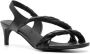 Del Carlo 60mm twisted leather sandals Black - Thumbnail 2