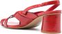 Del Carlo 65mm patent leather sandals Red - Thumbnail 3