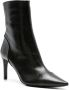 Del Carlo 70mm leather ankle boots Black - Thumbnail 2