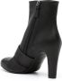 Del Carlo 90mm buckle-detail leather boots Black - Thumbnail 3