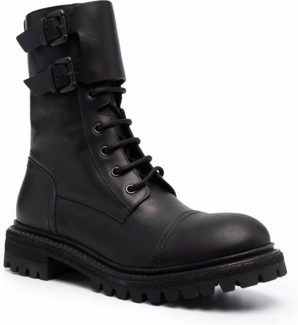 Del Carlo ankle lace-up boots Black