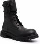Del Carlo ankle lace-up boots Black - Thumbnail 2