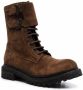 Del Carlo ankle lace-up boots Brown - Thumbnail 2