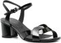 Del Carlo Ben 55mm leather sandals Black - Thumbnail 2