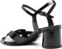 Del Carlo Ben 55mm leather sandals Black - Thumbnail 3