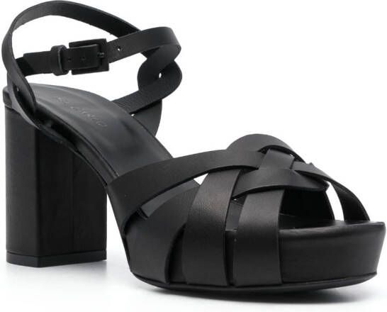 Del Carlo buckle-fastening calf-leather sandals Black