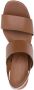 Del Carlo 60mm double-strap leather sandals Brown - Thumbnail 4