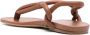 Del Carlo Dytt padded leather sandals Brown - Thumbnail 3