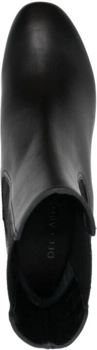 Del Carlo elasticated 90mm boots Black
