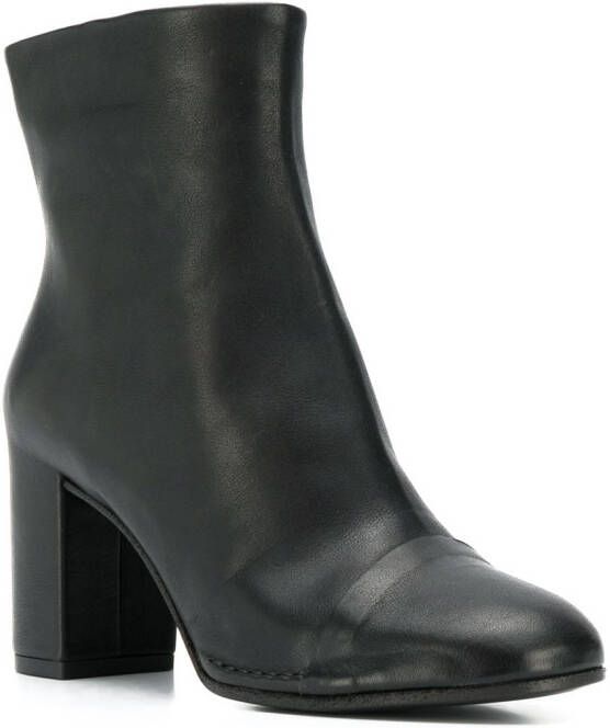 Del Carlo heeled ankle boots Black