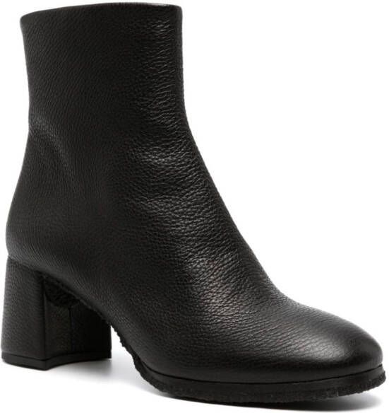Del Carlo Holly 60mm leather ankle boots Black