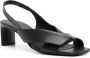 Del Carlo Moor 55mm leather sandals Black - Thumbnail 2