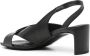 Del Carlo Moor 55mm leather sandals Black - Thumbnail 3